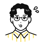 トレント開示請求で賠償金を請求され困っている人のイラスト